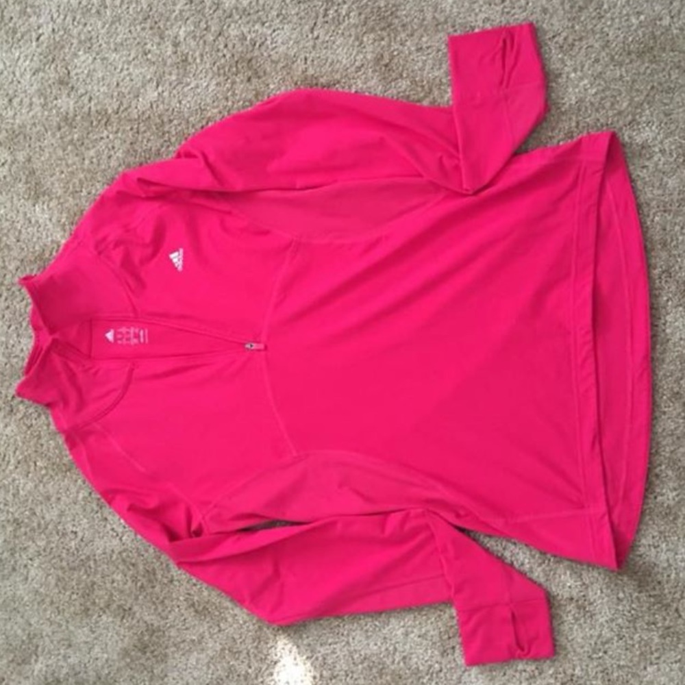 Adidas medium active half zip top